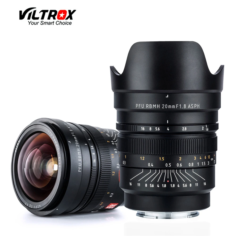 VILTROX 20 мм f/1 8 ASPH Полнокадровый широкоугольный фиксированный фокус для камеры Sony FE
