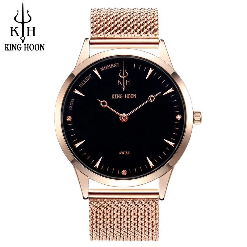 Часы наручные мужские ультратонкие роскошные брендовые кварцевые модные