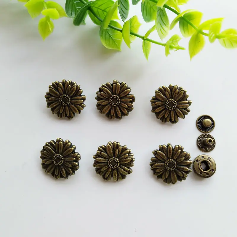 6 комплектов кнопки из цинкового сплава 22 мм|button craft|snap fastenerpress stud |