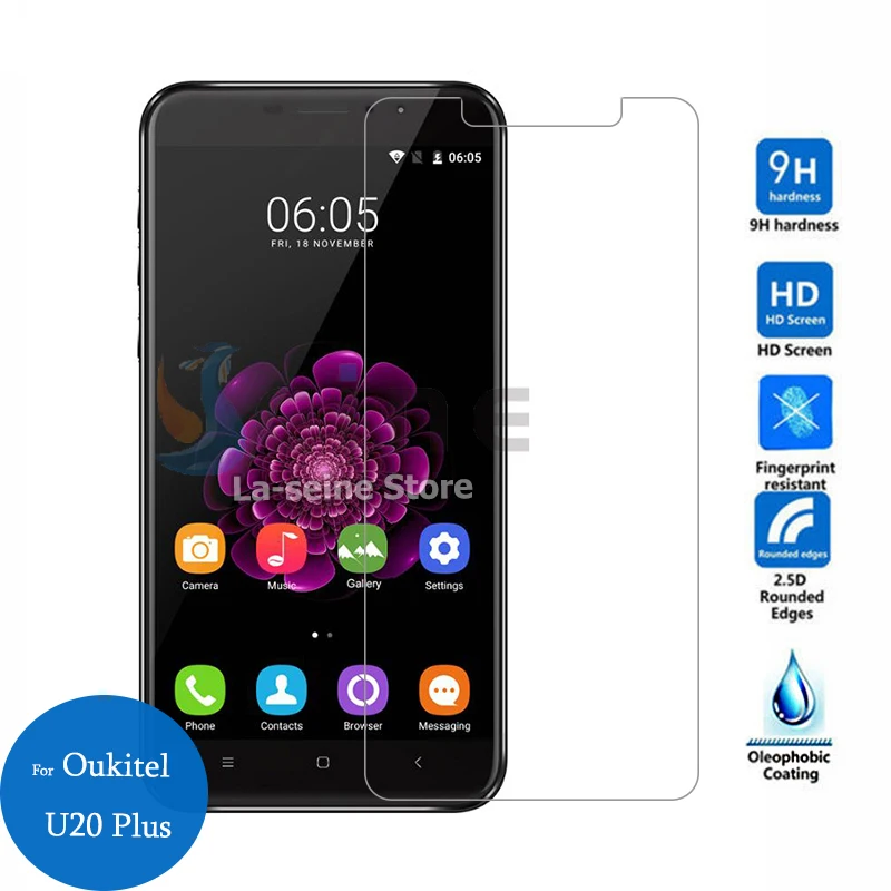 Для Oukitel U20 Plus протектор экрана из закаленного стекла 0 26 мм 9 H 2.5D защитная пленка