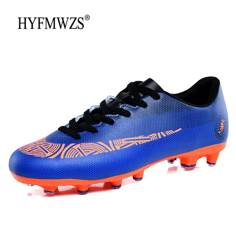 HYFMWZS Krasovki оригинальная футбольная обувь для мужчин Crampon футбол сверхтонкие длинные шипы футбольные бутсы дышащие детские бутсы