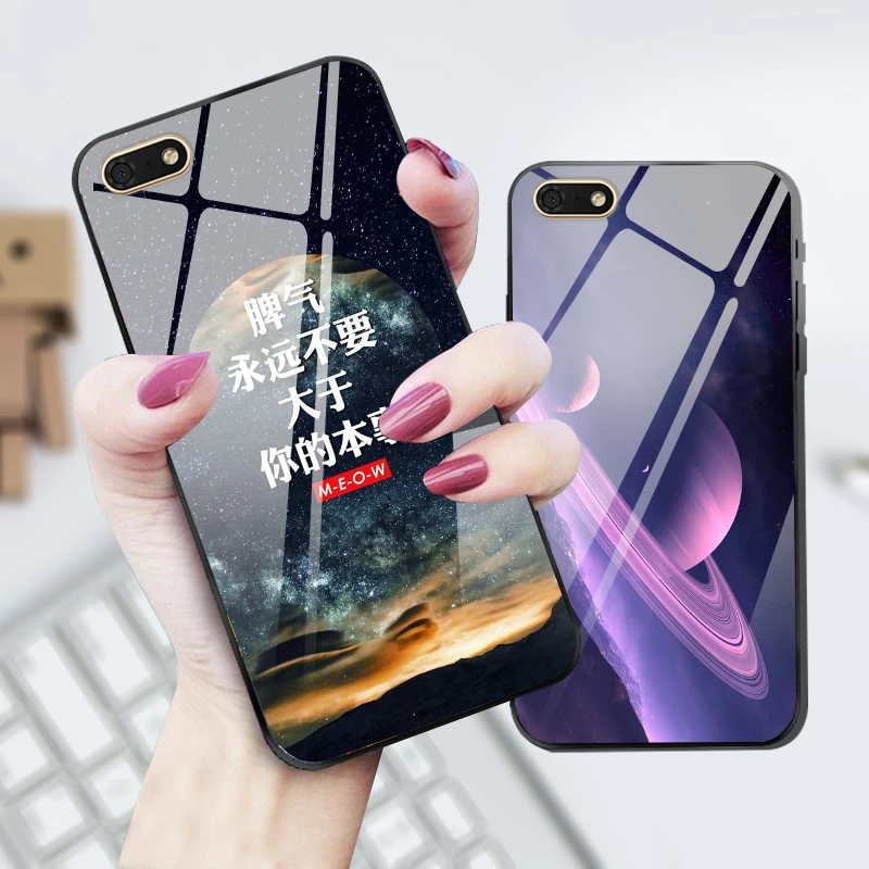 DUA-L22 Honor 7A, чехол для huawei Honor 7A, 5,45 стекло, жесткая задняя крышка, русский чехол s, для huawei Honor 7A, чехол a7 7 a, мягкий бампер