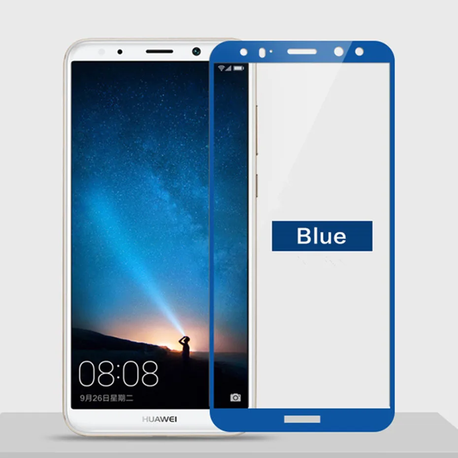 2 шт 9 H закаленное стекло на huawei mate 10 lite протектор экрана Защитное для Nova 2i