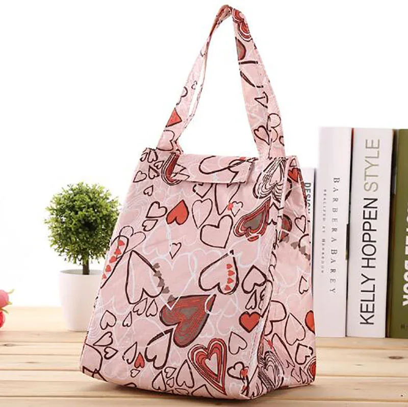 Свежая теплоизоляционная сумка для ланча из ткани Оксфорд с рисунком сумки