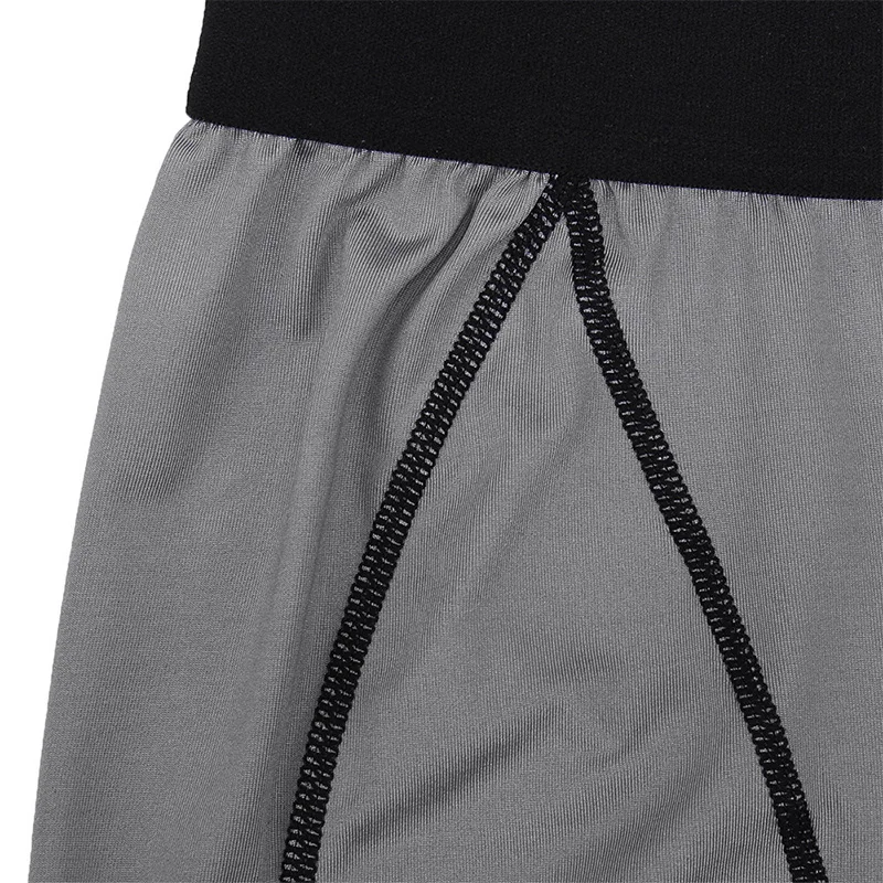 Быстросохнущие компрессионные беговые колготки мужские короткие штаны базовый