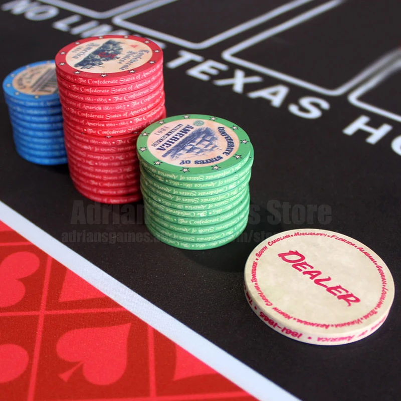 Ретро Американский история Керамика Фишки для покера Pokerstars Двусторонняя Дизайн
