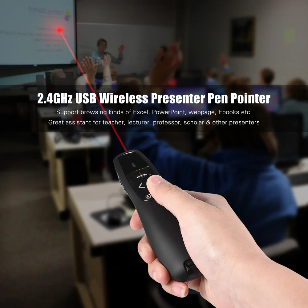 Презентация Powerpoint Беспроводная с USB разъемом 2 4 ГГц|Образовательное