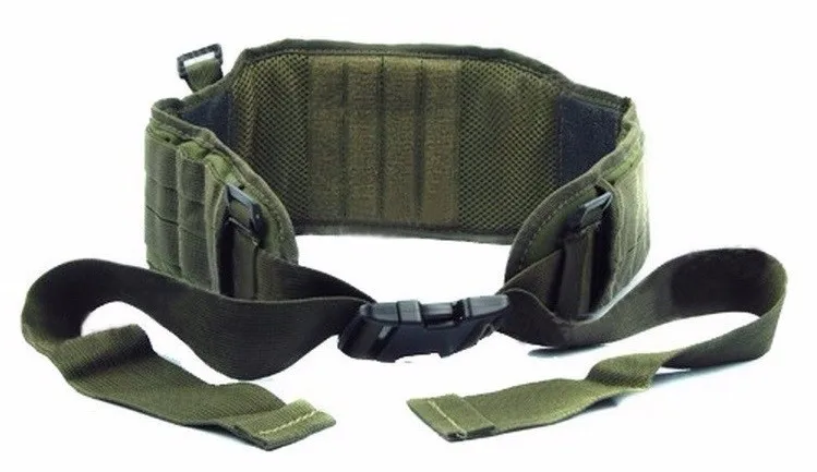 Airsoft huntingTactical gear мягкий 1000D нейлон Molle поясной ремень боевой армии битва mility широкие пояса для мужчин tatico multicam - Цвет: Army green