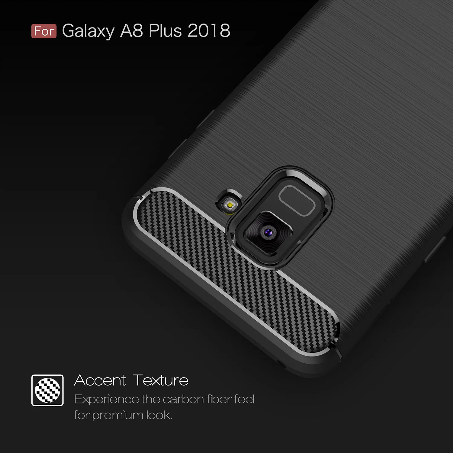 TPU чехол для samsung Galaxy A8 2018 SM-A530W sm-A530 SM-A530N углеродного волокна крышка 5 SM-A530F телефон