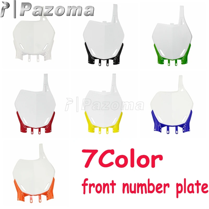 Передняя номерная табличка для мотокросса Honda Yamaha Suzuki RMZ RM DRZ 125 250 450 SXF SX XCW XC EXC XCF WR YZ