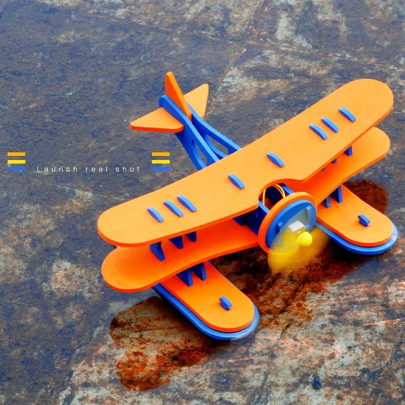 DIY 3D пазл самолет Летающий планер водные самолеты строительство Наружная игрушка модель-пазл подарок для мальчика взрослые дети развивающие игрушки
