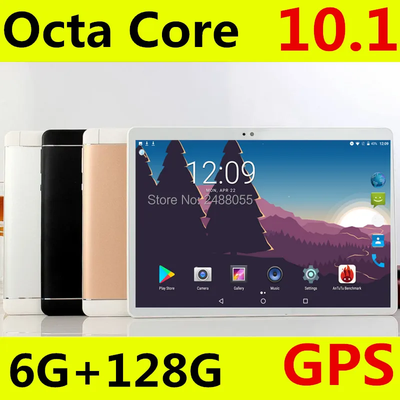 Super Tablet 10 inch tablet Android 8.0 Octa Core 6GB RAM 64GB ROM 8 Cores 1280*800 IPS Screen Tablets 10.1 + Gift | Компьютеры и офис
