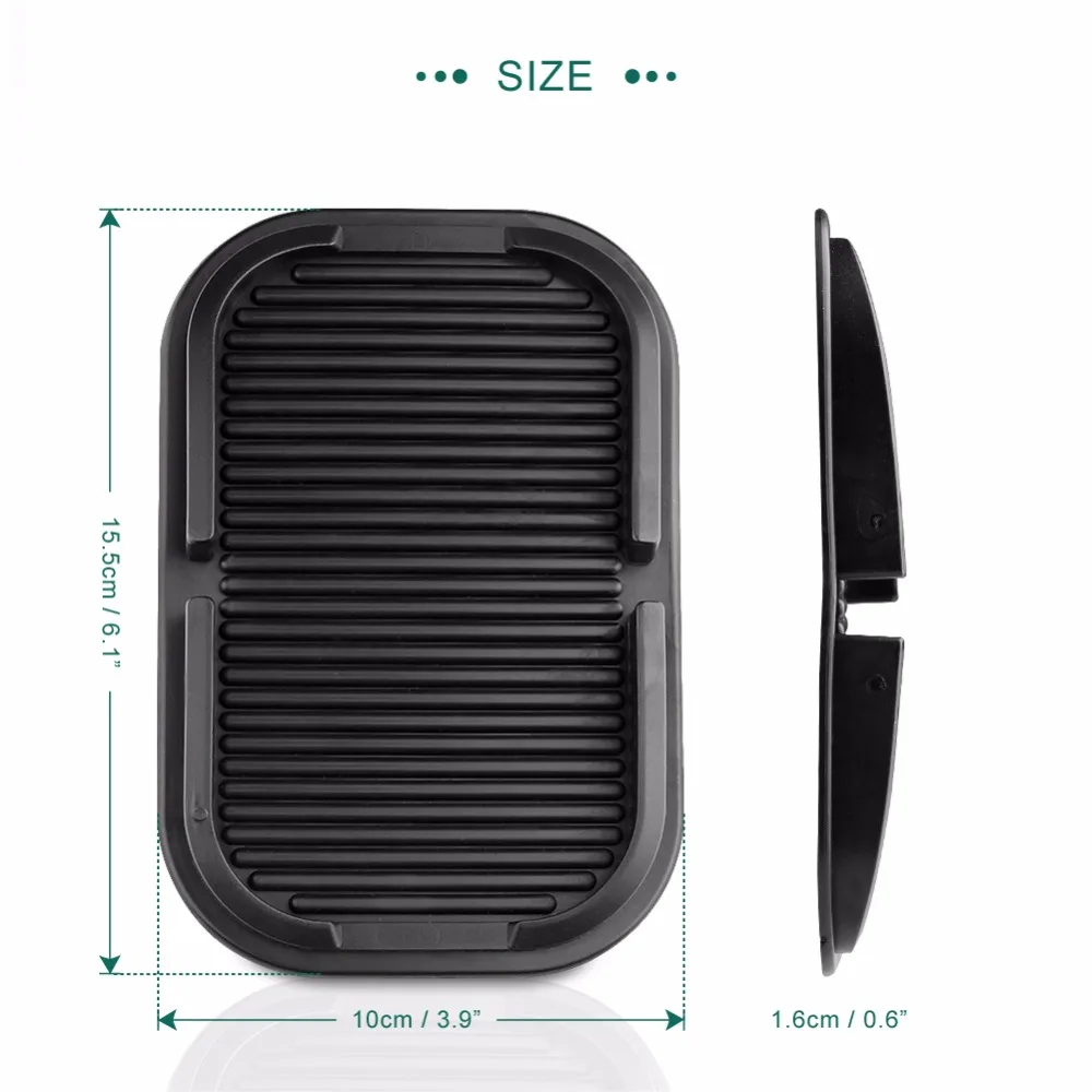 Многофункциональный Противоскользящий автомобильный коврик 155x100мм липкая