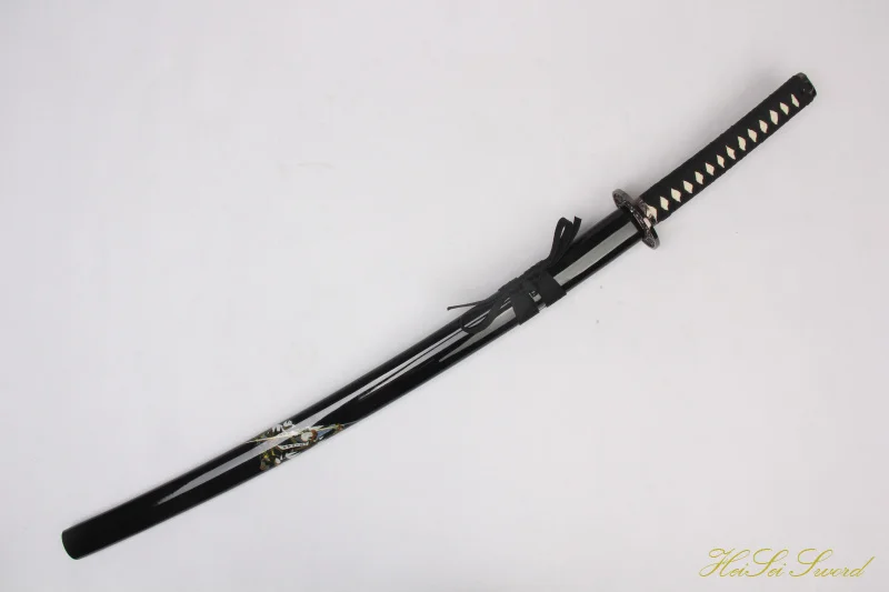 1045 Carbon steel blade Iron tsuba hard wooden handle japanese real katana samurai sword sharpen replica arms | Дом и сад