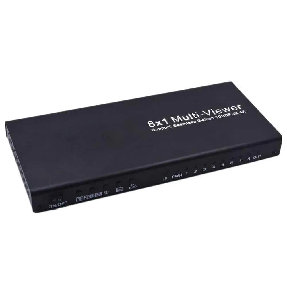 Канальный видео мультиплексор HDMI Разделенный экран 8 разветвитель изображения DNF