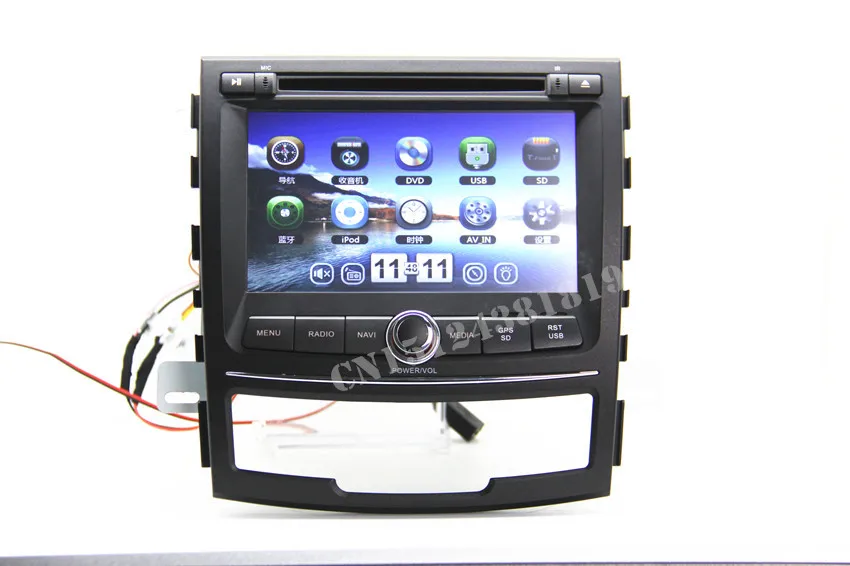 7 &quot 2DIN автомобиль радио аудио dvd-плеер wi-fi с Bluetooth для SSANGYONG KORANDO 2010 2011 2012 2013 NEW ACTYON |