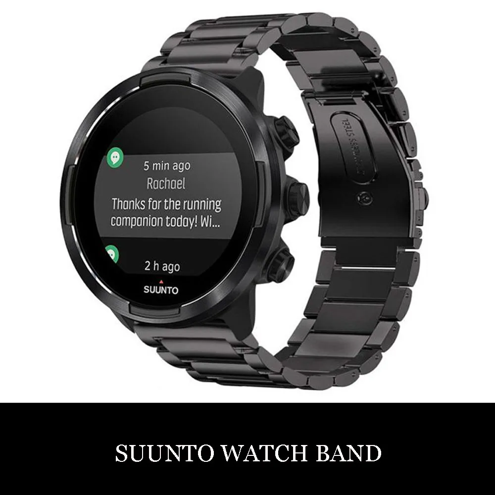 Новый браслет из нержавеющей стали для часов SUUNTO 9/ Suunto 9 Brao /Suunto D5/ spartan Sport HR