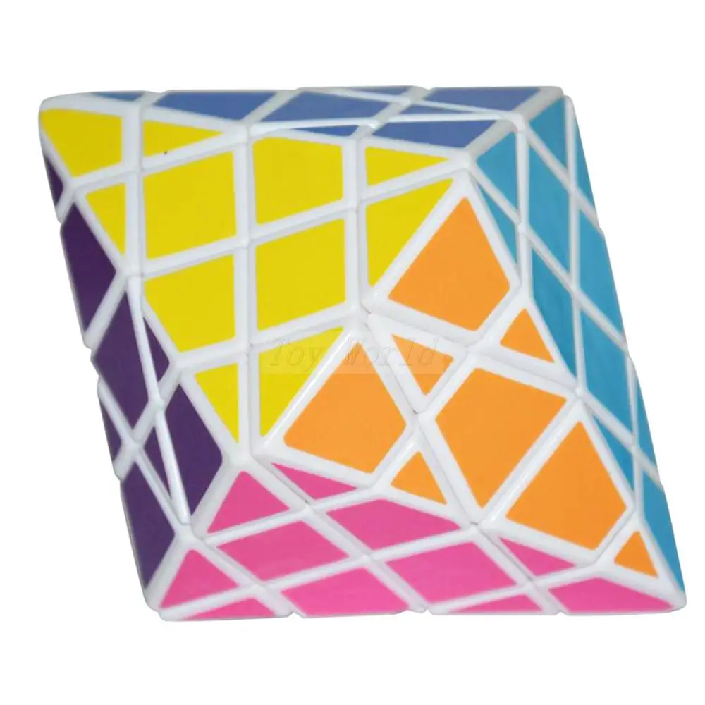 Diansheng восьмиугольная Пирамида dipyramid 4x4 Форма режим Magic Cube Puzzle Игрушечные лошадки