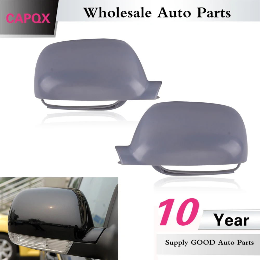 Capqx снаружи зеркало заднего вида в виде ракушки для VW Touareg 2003 2004 2005 2006 2007 зеркало заднего вида Корпус рамка Крышка