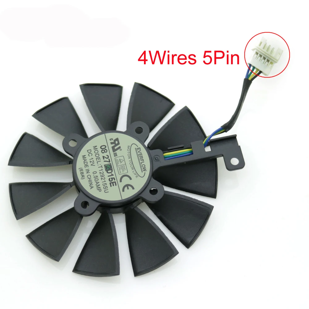 Кулер для видеокарты ASUS GTX980TI RX470 RX460 R9 390X GTX1080 GTX1070|cooling fan|graphic card coolergraphics cooling fan |