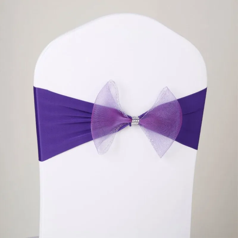 Marious бренд 2018 Новое поступление эластичная повязка на стул бантик Свадьба Squine