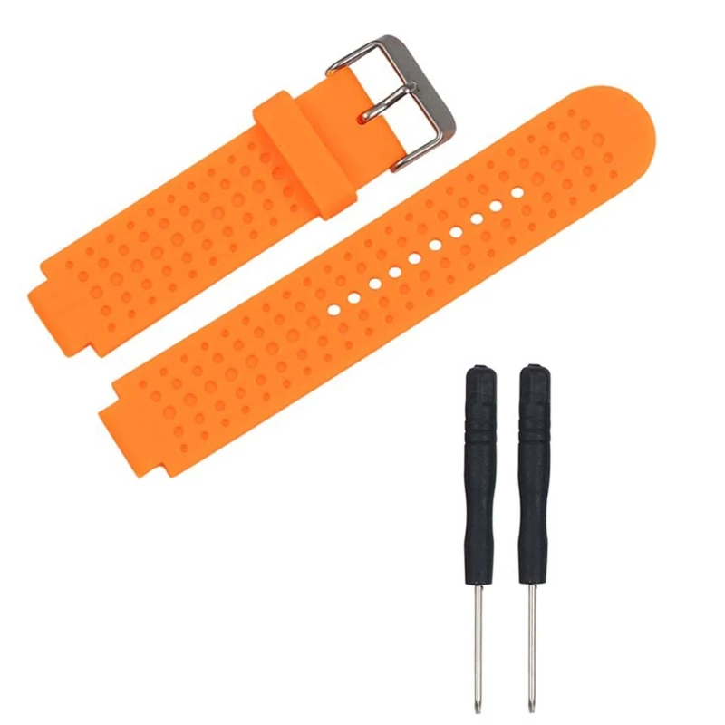 OOTDTY силиконовый ремешок часов сменный Браслет для часов для Garmin Forerunner 25 gps часы с инструментами
