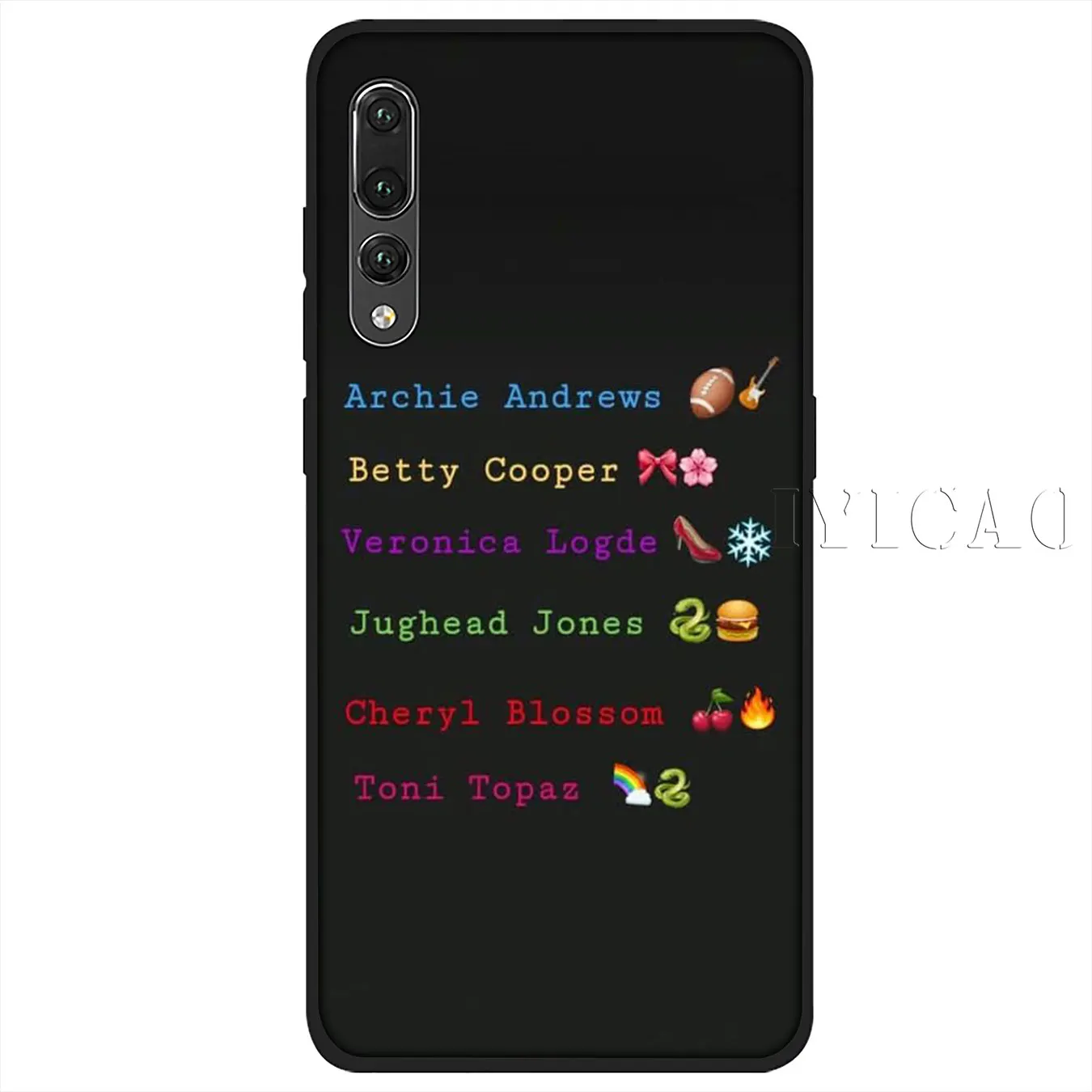IYICAO ривердейл Мягкий силиконовый чехол для телефона Huawei P30 P20 Pro P10 P9 P8 Lite Mini 2017 2016 P