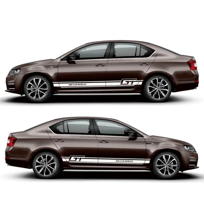 Автостайлинг TAIYAO Спортивная Автомобильная наклейка для Skoda Octavia Mark Levinson