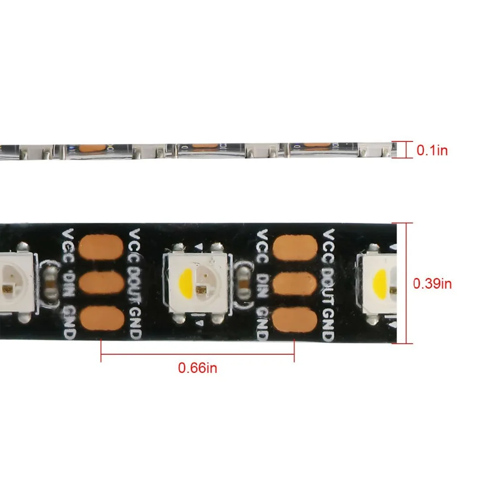 5 м в SK6812 RGBW гибкая светодиодная лента RGBCW RGB + Теплый Холодный белый (аналогичный