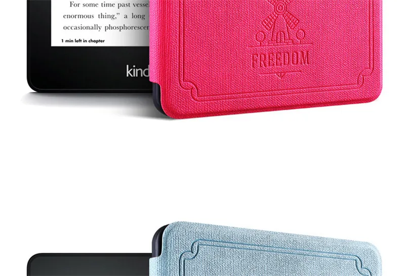 Магнитный чехол из искусственной кожи с принтом оленя для Amazon New Kindle 8-го поколения версия 6," Электронная книга мягкий чехол на заднюю панель+ пленка+ стилус