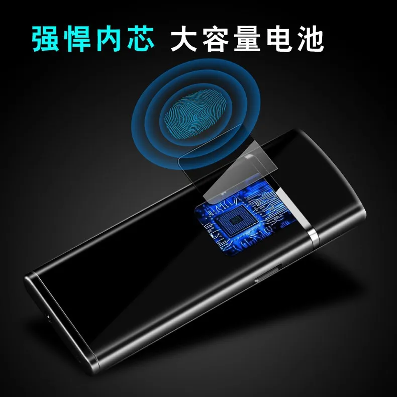 Новинка ультратонкие USB-зажигалки со сканером отпечатков пальцев | Дом и сад