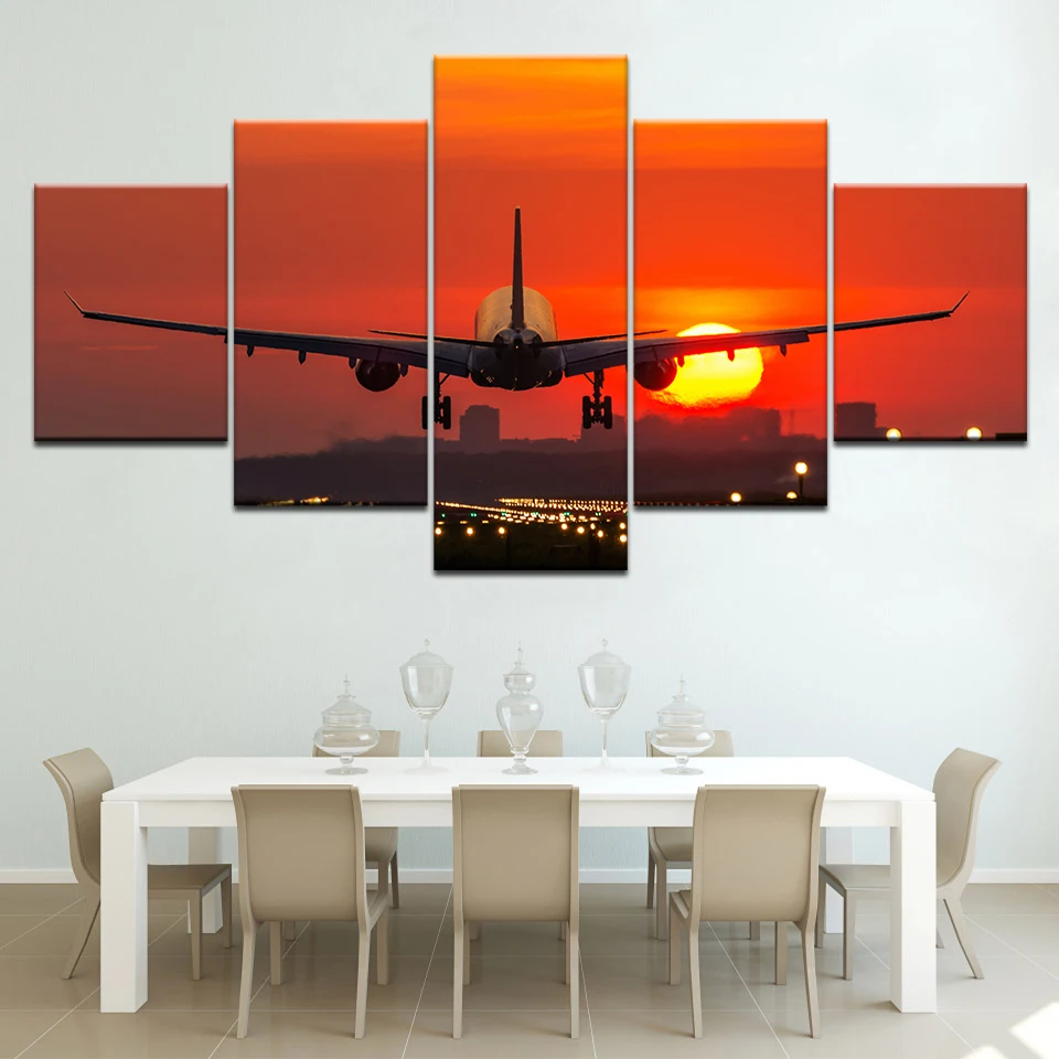 Модульная рама холст печатные изображения HD Wall Art 5 шт. картина с изображением
