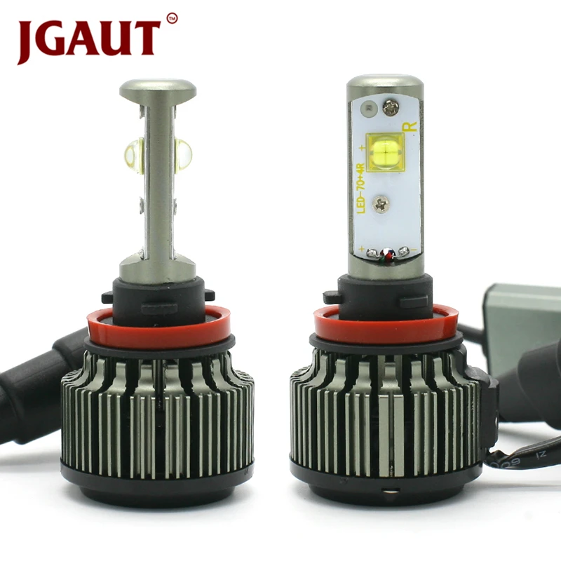 JGAUT H4 светильник ры H1 H3 H7 H11 880 9005 9006 80W 9000LM Canbus TURBO 6000K XHP50 Противотуманные фары