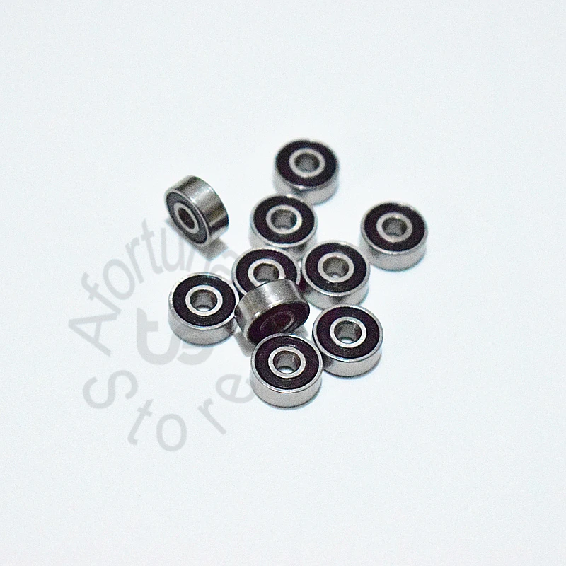 Bearing 10pcs 623RS 3*10*4(mm) free shipping chrome steel rubber Sealed High speed Mechanical equipment parts | Обустройство дома