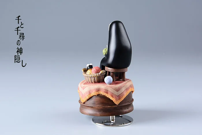 Вращающаяся музыкальная шкатулка Hayao miyazaki spirited away no face|box yellow|music box newsbox cup |