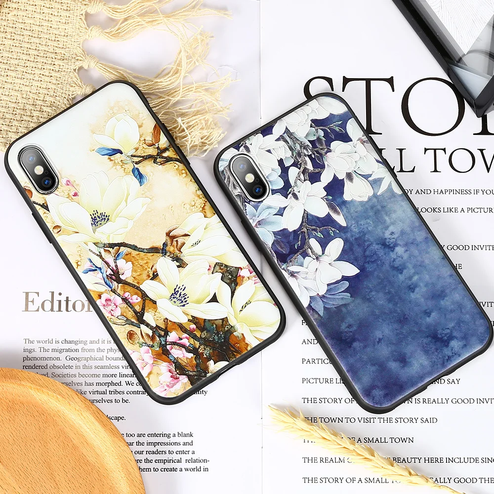 Милый рисунок чехол для iPhone X XS XR MAX 6 6s Plus 7 8 плюс Чехол телефона из мягкого ТПУ с
