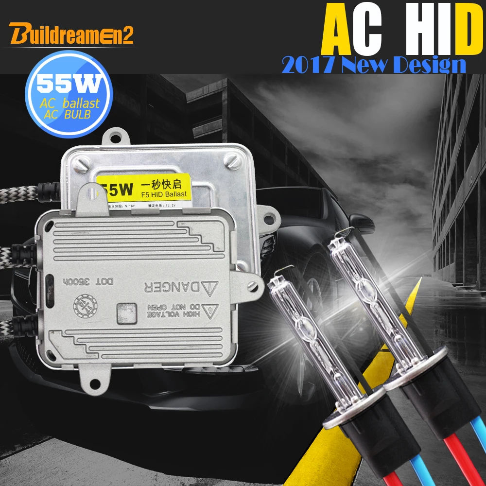 

Buildreamen2 9005 9006 881 880 H1 H3 H7 H8 H9 H11 55W Car HID Xenon Kit 8000K AC Bulb Ballast Auto Light Headlight DRL Fog Lamp