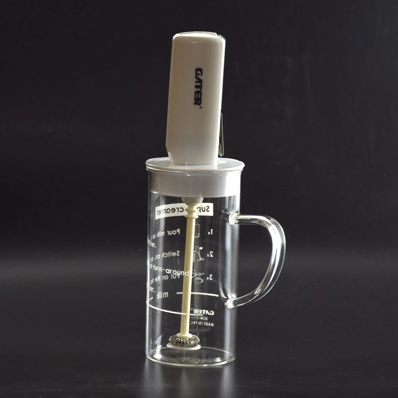 1 шт. профессиональный капучино вспениватель для молока на батарейках|milk frother|coffee