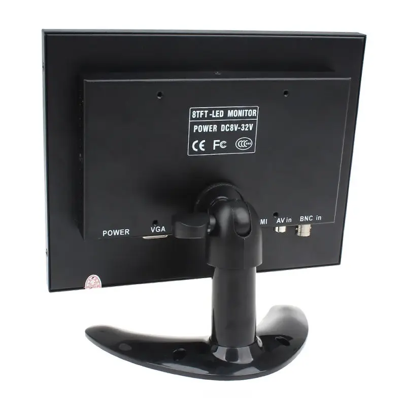 Eyoyo jswhd08 8 &quotдюймов IPS ЖК-дисплей HD Мониторы 1024*768 1080 P CCTV Камера видео HDML VGA BNC AV
