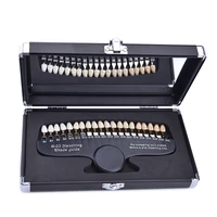 new 20 colors luxary packing dental whitening 3d shade guide color comparator with mirror teeth whitening accelerator