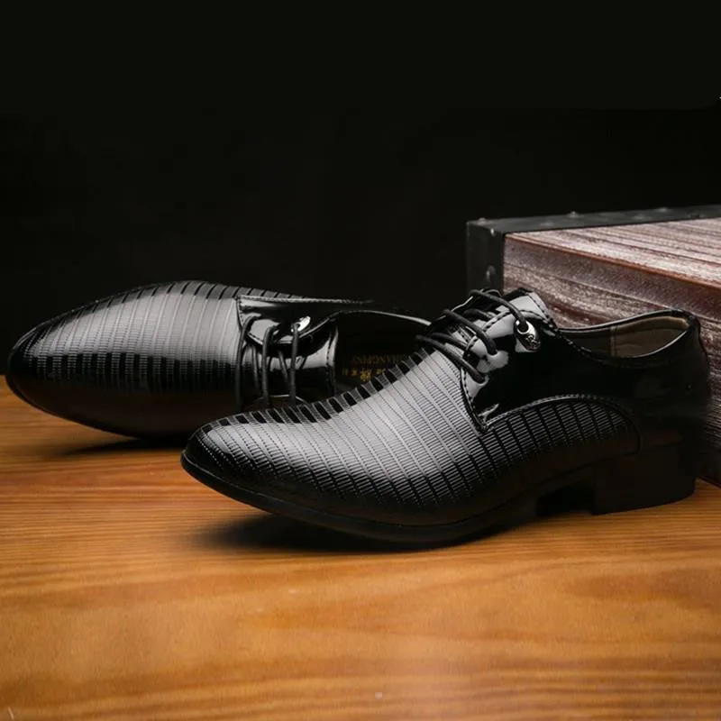 Мужские туфли оксфорды Лоферы без застежки модельные в деловом стиле zapatos de hombre