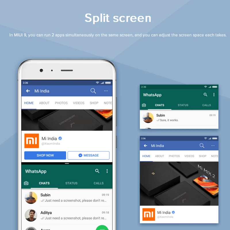 Xiaomi Global MIUI 9 Lighting Fast новое обновление на Redmi Note 4 4X5 Plus 5A Mi6 Mix 2 |
