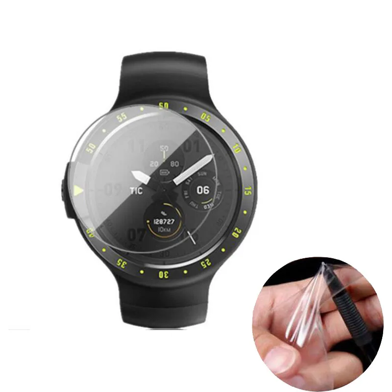 

3pcs HD Clear Soft Protective Film Guard For Ticwatch S /Ticwatch E Smart Watch Full Screen Diaplay Protector Cover (Not Glass)