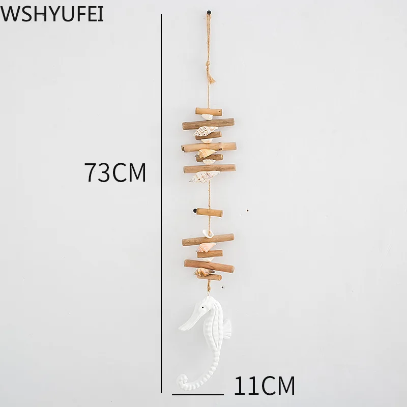 1 шт. деревянные морские животные украшения гиппокамп бар свадебное украшение