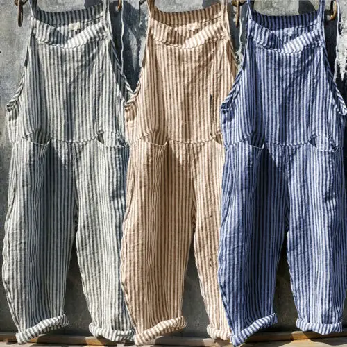 Женские повседневные яркие однотонные комбинезоны шаровары на бретелях