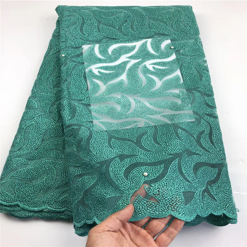 

Factory Direct Sale New Design African Lace Fabric 2019 High Quality French Tulle Lace Fabric For Wedding Dress CHYF8 (2)