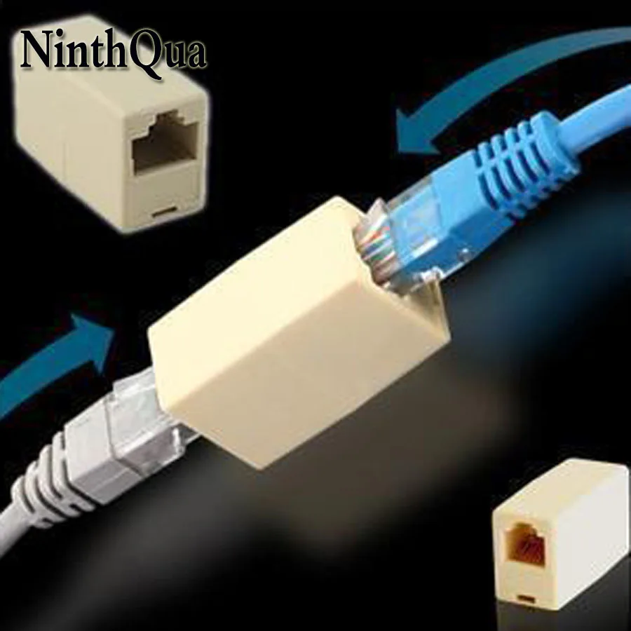 

50pcs RJ45 modular RJ 45 CAT8 8P8C Network Ethernet Cable Connector Adapter Plug Coupler