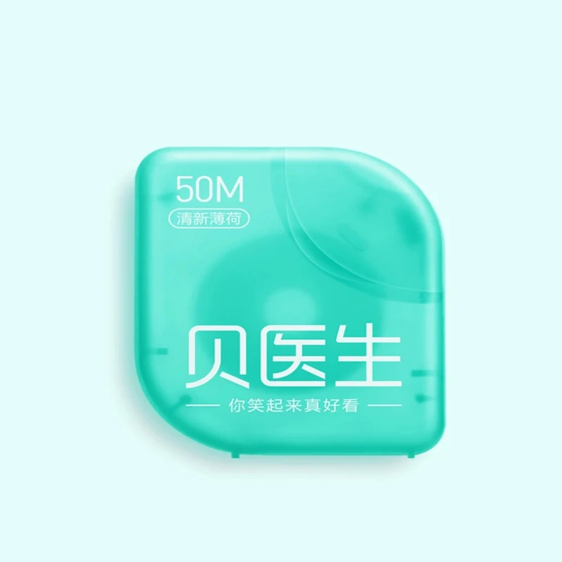 Xiaomi Mijia Doctor Bay стоматологический Foss портативный зубочистки палочка для ухода за полостью рта Дизайн 50 м/коробка для мужчин семья - Цвет: 1 pcs