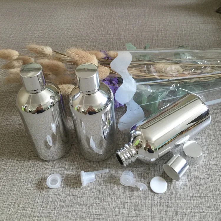 70 шт. посеребренные многоразовые бутылки для капсул 100 мл | Красота и здоровье