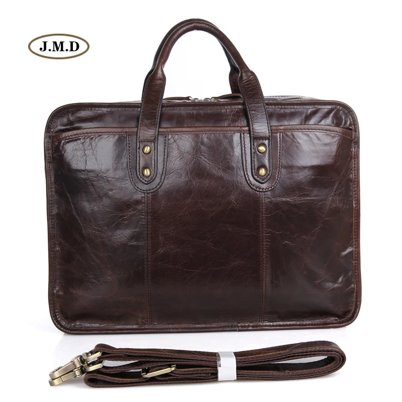 Augus Новое поступление натуральная коровья кожа Мужская модная сумка деловая